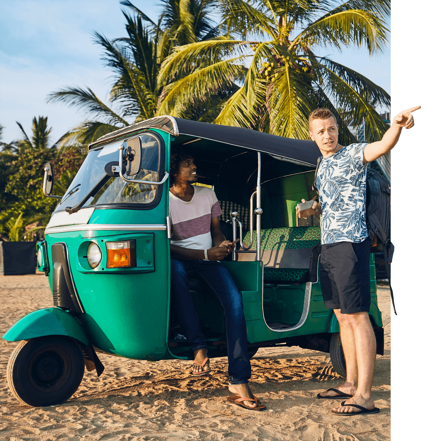 Tuk tuk service in Sri Lanka